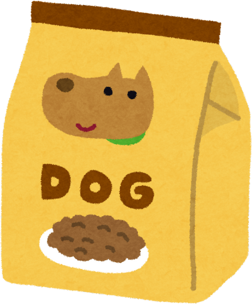 Dog Food Package Illustration